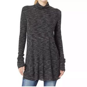 Free People Stone-Cold Vented Turtleneck Tunic